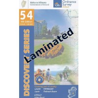 OSI Discovery Series | Laminated Sheet 54 | Part of Laois, Offaly & Tipperary