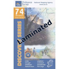 OSI Discovery Series | Laminated Sheet 74 | Part of Cork, Limerick, Tipperary & Waterford